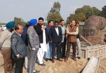Mayor & councillors takes stock of Jandpur pipeline project
